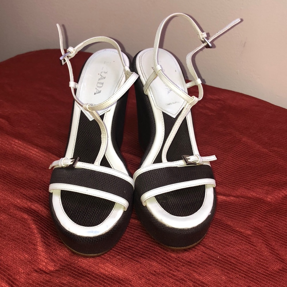 Prada wedges